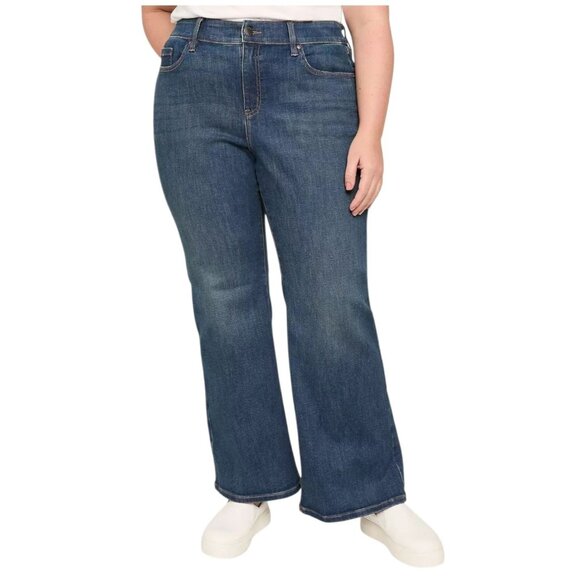 Lane Bryant Denim - Lane Bryant Womens High-Rise Bootcut Jeans Size 22 Flex Magic Waistband